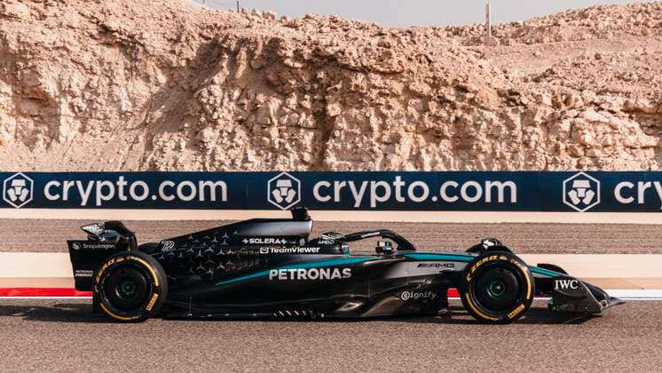 Formula 1 Gulf Air Bahrain Grand Prix 2025 Gregoire Placca OVERTAKE MAXPPP - Sakhir 11 04 2025 72 VESTI Frederik (dnk), Mercedes AMG Petronas, action during the Formula 1 Gulf Air Bahrain Grand Prix 2025, the 4th round of the 2025 FIA Formula 1 World Championship, WM, Weltmeisterschaft on the Bahrain International Circuit from April 10 to 13, 2025, in Sakhir, Bahrain Sakhir Bahrain  Copyright: xOVERTAKE MAXPPP MAXPPPxGregoirexPlaccax OVT202504116492 OVT202504116492