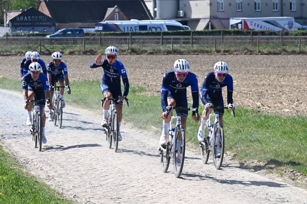 11-04-2025 Allenamento 2 Paris - Roubaix 2025; 2025, Groupama - Fdj; Orchies; 