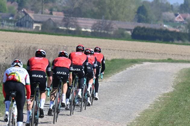 11-04-2025 Allenamento 2 Paris - Roubaix 2025; 2025, Arkea - Beb Hotel; Orchies; 