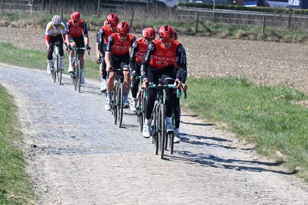 11-04-2025 Allenamento 2 Paris - Roubaix 2025; 2025, Arkea - Beb Hotel; Demare, Arnaud; Orchies; 