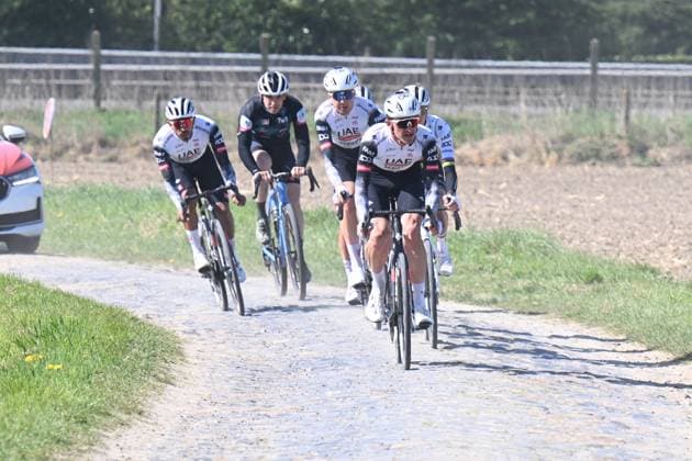 11-04-2025 Allenamento 2 Paris - Roubaix 2025; 2025, Uae Team Emirates - Xrg; Bjerg, Mikkel; Orchies; 
