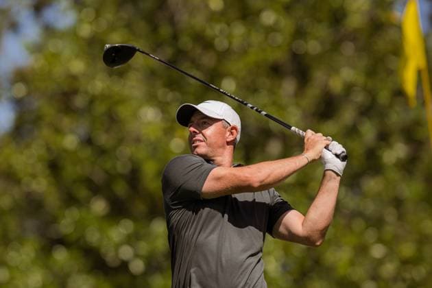 250411 Rory McIlroy of Northern Ireland during the second round of the 2025 Masters Golf Tournament on April 11, 2025 in Augusta Photo Petter Arvidson BILDBYRAN kod PA PA1008 bbeng golf masters the masters augusta us masters  Copyright: PETTERxARVIDSON BB250411PA042