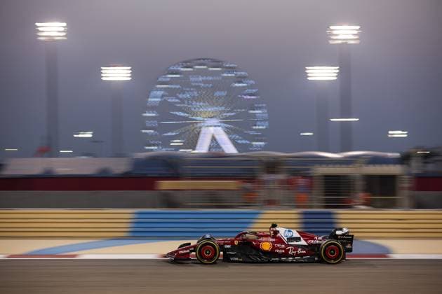 F1 - BAHRAIN GRAND PRIX 2025 16 LECLERC Charles (mco), Scuderia Ferrari SF-25, action during the Formula 1 Gulf Bahrain Grand Prix 2025, 4th round of the 2025 FIA Formula One World Championship, WM, Weltmeisterschaft from April 11 to 13, 2025 on the Bahrain International Circuit, in Sakhir, Bahrain -  Copyright: xEricxAlonsox
