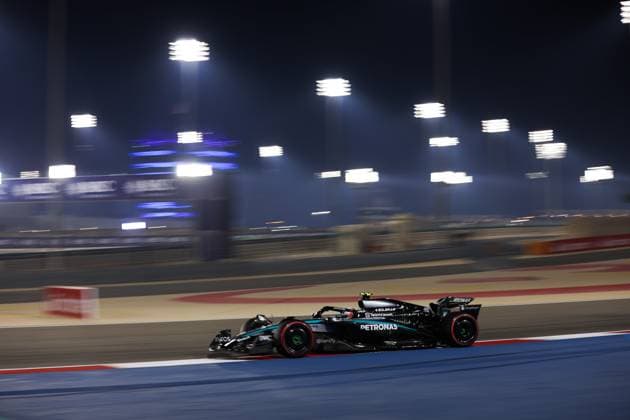 F1 - BAHRAIN GRAND PRIX 2025 12 KIMI ANTONELLI Andrea (ita), Mercedes AMG F1 Team W16, action action during the Formula 1 Gulf Bahrain Grand Prix 2025, 4th round of the 2025 FIA Formula One World Championship, WM, Weltmeisterschaft from April 11 to 13, 2025 on the Bahrain International Circuit, in Sakhir, Bahrain -  Copyright: xEricxAlonsox