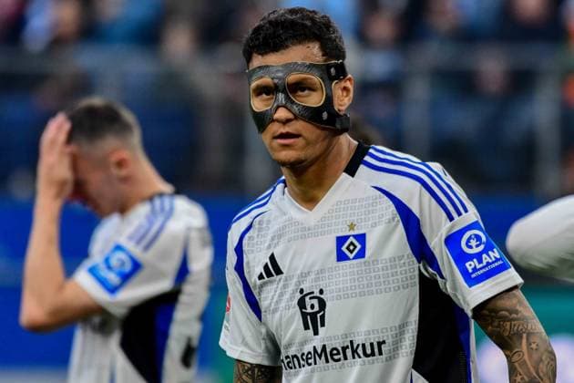Davie Selke HSV Germany , Hamburg , Volksparkstadion , Football , 2 Bundesliga , Hamburger SV Eintracht Braunschweig