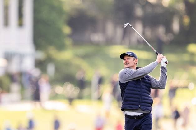 250411 Justin Rose of England during the second round of the 2025 Masters Golf Tournament on April 11, 2025 in Augusta Photo Petter Arvidson BILDBYRAN kod PA PA1008 bbeng golf masters the masters augusta us masters  Copyright: PETTERxARVIDSON BB250411PA122