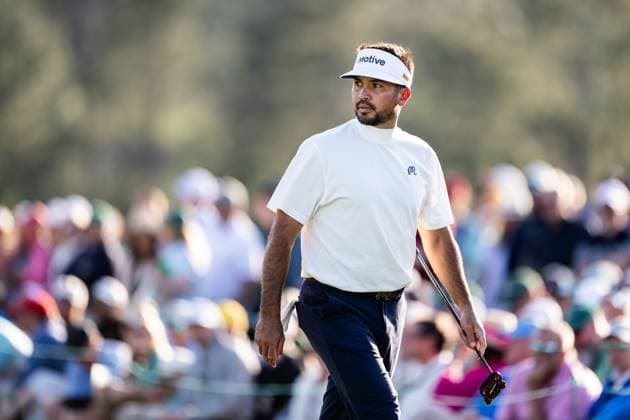 250411 Jason Day of Australia during the second round of the 2025 Masters Golf Tournament on April 11, 2025 in Augusta Photo Petter Arvidson BILDBYRAN kod PA PA1008 bbeng golf masters the masters augusta us masters  Copyright: PETTERxARVIDSON BB250411PA219