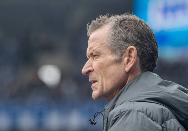 Soccer, Men, Season 2024 2025, 2 Bundesliga 29 Matchday , Hertha BSC SV Darmstadt 98, Managing Director Thomas E Herrich Hertha BSC , 12 04 2025, Copyright: xSebastianxRäppold MatthiasxKochx