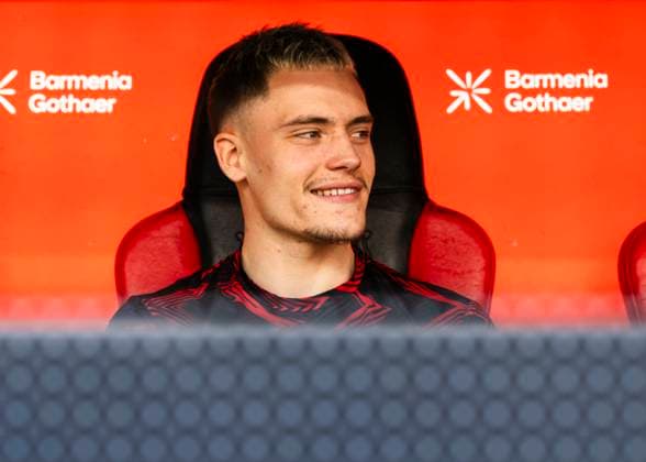 Leverkusen, Bayarena, 07 01 2025 Florian Wirtz of Leverkusen on the bench prior the 1 Bundesliga match between 1 Bundesliga Bayer 04 Leverkusen vs 1 FC Union Berlin