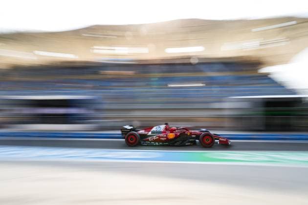 F1 - BAHRAIN GRAND PRIX 2025 16 LECLERC Charles (mco), Scuderia Ferrari SF-25, action during the Formula 1 Gulf Bahrain Grand Prix 2025, 4th round of the 2025 FIA Formula One World Championship, WM, Weltmeisterschaft from April 11 to 13, 2025 on the Bahrain International Circuit, in Sakhir, Bahrain -  Copyright: xEricxAlonsox