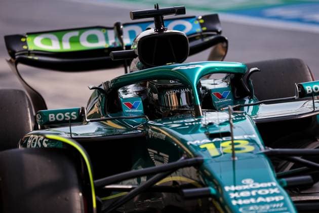 F1 - BAHRAIN GRAND PRIX 2025 18 STROLL Lance (can), Aston Martin F1 Team AMR25, action during the Formula 1 Gulf Bahrain Grand Prix 2025, 4th round of the 2025 FIA Formula One World Championship, WM, Weltmeisterschaft from April 11 to 13, 2025 on the Bahrain International Circuit, in Sakhir, Bahrain - SakhirBahrain  Copyright: xEricxAlonsox