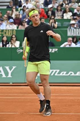 TENNIS : Rolex Monte Carlo Masters 2025 - 1 2 Demi - Masters 1000 ATP, Tennis Herren - Monaco - 12 04 2025 Alejandro Davidovich Fokina (ESP) Monaco  Copyright: xChryslenexCaillaudx xMCCCx