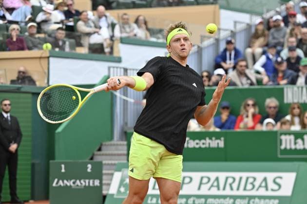 TENNIS : Rolex Monte Carlo Masters 2025 - 1 2 Demi - Masters 1000 ATP, Tennis Herren - Monaco - 12 04 2025 Alejandro Davidovich Fokina (ESP) Monaco  Copyright: xChryslenexCaillaudx xMCCCx