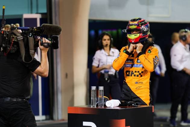 F1 - BAHRAIN GRAND PRIX 2025 PIASTRI Oscar (aus), McLaren F1 Team MCL39, portrait during the Formula 1 Gulf Bahrain Grand Prix 2025, 4th round of the 2025 FIA Formula One World Championship, WM, Weltmeisterschaft from April 11 to 13, 2025 on the Bahrain International Circuit, in Sakhir, Bahrain -  Copyright: xFLORENTxGOODENx