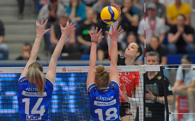 Volleyball, Women, VBL, Dresdner SC - Allianz MTV Stuttgart
