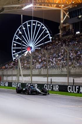 F1 - BAHRAIN GRAND PRIX 2025 63 RUSSELL George (gbr), Mercedes AMG F1 Team W16, action during the Formula 1 Gulf Bahrain Grand Prix 2025, 4th round of the 2025 FIA Formula One World Championship, WM, Weltmeisterschaft from April 11 to 13, 2025 on the Bahrain International Circuit, in Sakhir, Bahrain -  Copyright: xFLORENTxGOODENx