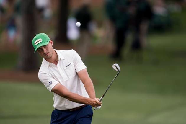 250412 Ludvig Aberg of Sweden during the third round of the 2025 Masters Golf Tournament on April 12, 2025 in Augusta Photo Petter Arvidson BILDBYRAN kod PA PA1009 bbeng golf masters the masters augusta us masters sverige  Copyright: PETTERxARVIDSON BB250412PA048