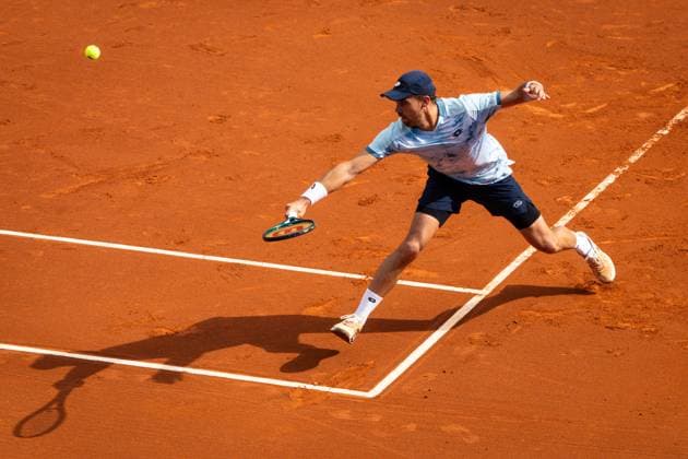 Benjamin Bonzi of France during their match of day one of the Barcelona Open Banc Sabadell at Real Club De Tenis Barcelona, Spain (Judit Cartiel SPP) Copyright: xJuditxCartiel SPPx spp-en-JuCa-JUCA0692