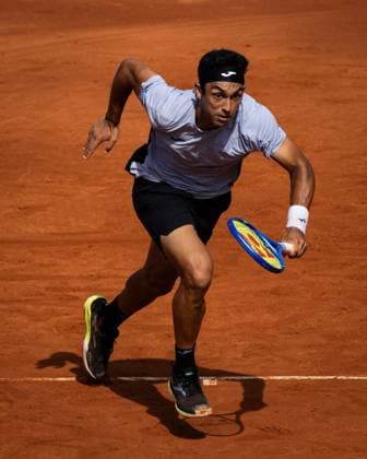 Daniel Rincon of Spain during his match against Benjamin Bonzi of France on day one of the Barcelona Open Banc Sabadell at Real Club De Tenis Barcelona, Spain (Judit Cartiel SPP) Copyright: xJuditxCartiel SPPx spp-en-JuCa-JUCA1402