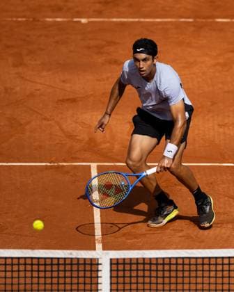 Daniel Rincon of Spain during his match against Benjamin Bonzi of France on day one of the Barcelona Open Banc Sabadell at Real Club De Tenis Barcelona, Spain (Judit Cartiel SPP) Copyright: xJuditxCartiel SPPx spp-en-JuCa-JUCA1505
