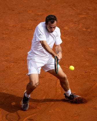 Benjamin Bonzi of France during their match of day one of the Barcelona Open Banc Sabadell at Real Club De Tenis Barcelona, Spain (Judit Cartiel SPP) Copyright: xJuditxCartiel SPPx spp-en-JuCa-JUCA1556