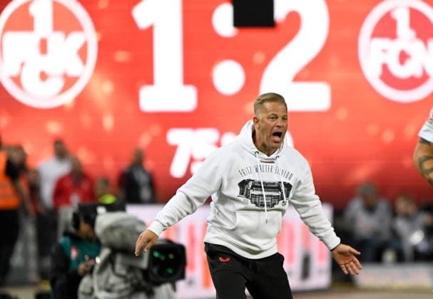 Football 2 Bundesliga Season 2024 25 1 FC Kaiserslautern 12 04 2025 Fritz Walter Stadion 1 FC Kaiserslautern fck 1 FC Nürnberg fcn 1 2 Coach Markus ANFANG 1 FC Kaiserslautern 1 FC Kaiserslautern