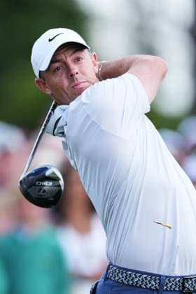 (250413) -- AUGUSTA, April 13, 2025 -- Rory McIlroy of Northern Ireland tees off during the round 3 of the 2025 Masters golf tournament at Augusta National Golf Club in Augusta, the United States, on April 12, 2025. ) (SP)U.S.-AUGUSTA-GOLF-2025 MASTERS-ROUND 3 WuxXiaoling 