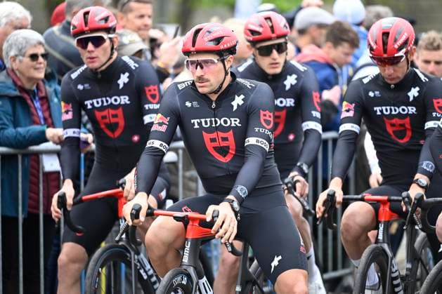 Paris Roubaix 2025 Cycling Race Roubaix, France - April 13 : Haller Marco (SUI) of Tudor Pro Cycling Team before the start of the race during the 122nd edition of Paris Roubaix an UCI World Tour cycling race for Men Elite of 259,7 kms with start in Compiegne and finish at the Velodrome Andre-Petrieux in Roubaix on April 13, 2025 in Roubaix, France, 13 04 2025 ( Motordriver Kenny Verfaillie - Roubaix France  Copyright: xNicoxVereeckenx