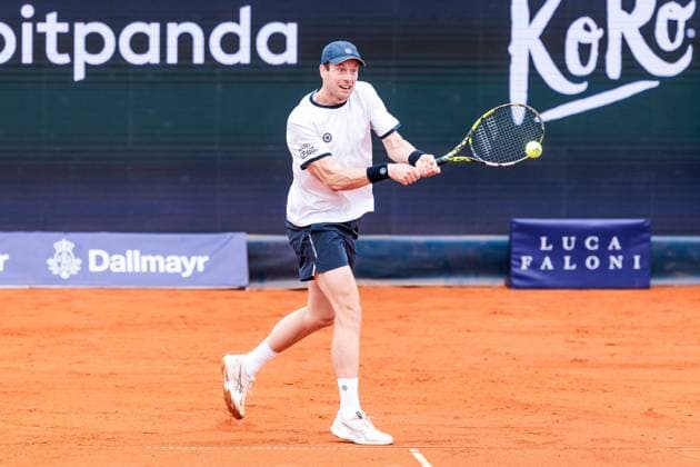 BMW Open Munich ATP 500 13 04 2025 Botic Van De Zandschulp Netherlands in match against Learner Tien USA BMW Open by Bitpanda Munich ATP 500 Day 2, Munich, MTTC Iphitos on 13 04 2025 Copyright: xBEAUTIFULxSPORTS Wunderlx