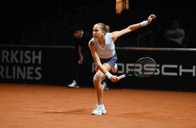 Porsche Tennis Grand Prix 2025 in Stuttgart, 12 04 2025 Erika Andreeva RUS Porsche Tennis Grand Prix 2025