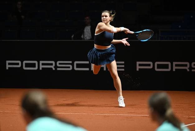 Porsche Tennis Grand Prix 2025 in Stuttgart, 12 04 2025 Jana Fett CRO Porsche Tennis Grand Prix 2025