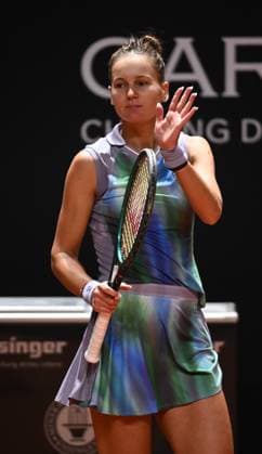 Porsche Tennis Grand Prix 2025 in Stuttgart, 12 04 2025 Veronika Kudermetova RUS Porsche Tennis Grand Prix 2025