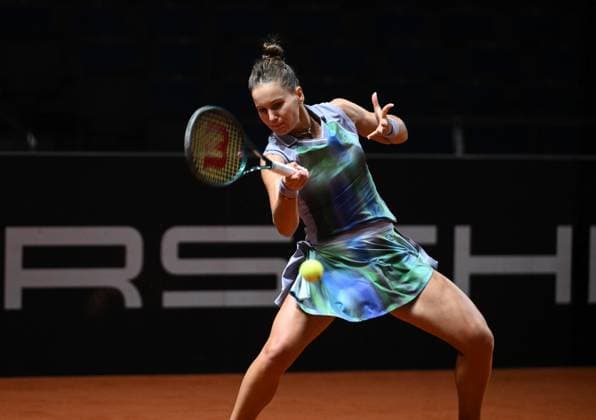 Porsche Tennis Grand Prix 2025 in Stuttgart, 12 04 2025 Veronika Kudermetova RUS Porsche Tennis Grand Prix 2025