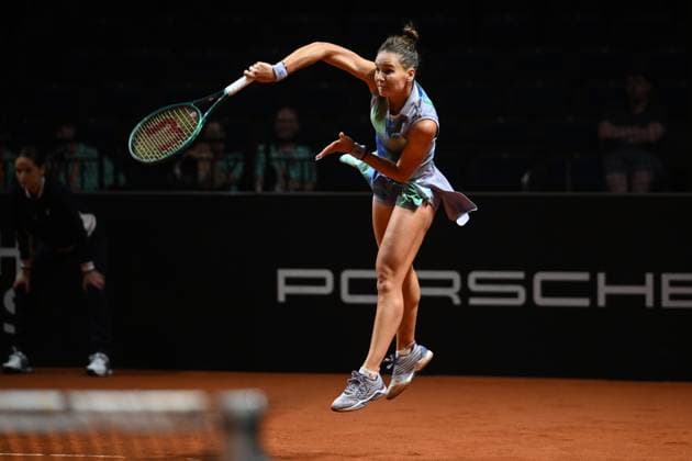 Porsche Tennis Grand Prix 2025 in Stuttgart, 12 04 2025 Veronika Kudermetova RUS Porsche Tennis Grand Prix 2025