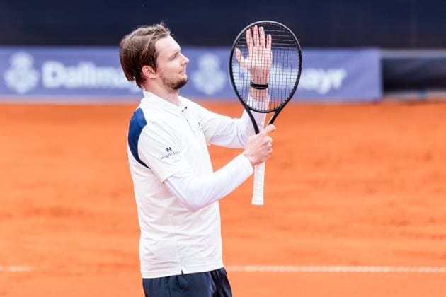 BMW Open Munich ATP 500 13 04 2025 Alexander Bublik Kazakhstan in match against Diego Dedura Palomero Germany BMW Open by Bitpanda Munich ATP 500 Day 2, Munich, MTTC Iphitos on 13 04 2025 Copyright: xBEAUTIFULxSPORTS Wunderlx