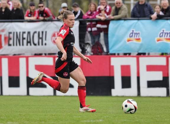 13 04 2025 Soccer Season 2024 2025 2 Women Soccer Bundesliga 21 Matchday 1 FC Nürnberg FCN Club Clubfrauen SC Sand Sportfoto Zink DaMa xdaxmax Nastassja Lein 24, 1 FC Nürnberg FCN