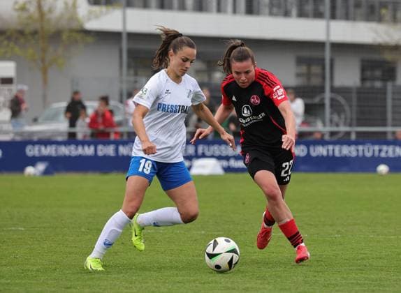 Football, Women, 2nd BL, 1. FC Nürnberg - SC Sand