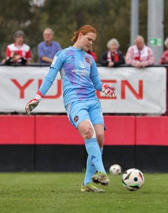 13 04 2025 Soccer Season 2024 2025 2 Women Soccer Bundesliga 21 Matchday 1 FC Nürnberg FCN Club Clubfrauen SC Sand Sportfoto Zink DaMa xdaxmax Kristin Krammer 25, 1 FC Nürnberg FCN