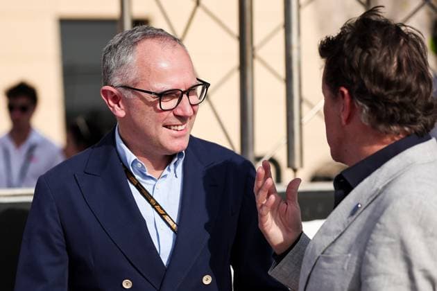 F1 - BAHRAIN GRAND PRIX 2025 DOMENICALI Stefano (ita), Chairman and CEO Formula One Group FOG, portrait during the Formula 1 Gulf Bahrain Grand Prix 2025, 4th round of the 2025 FIA Formula One World Championship, WM, Weltmeisterschaft from April 11 to 13, 2025 on the Bahrain International Circuit, in Sakhir, Bahrain - SakhirBahrain  Copyright: xEricxAlonsox