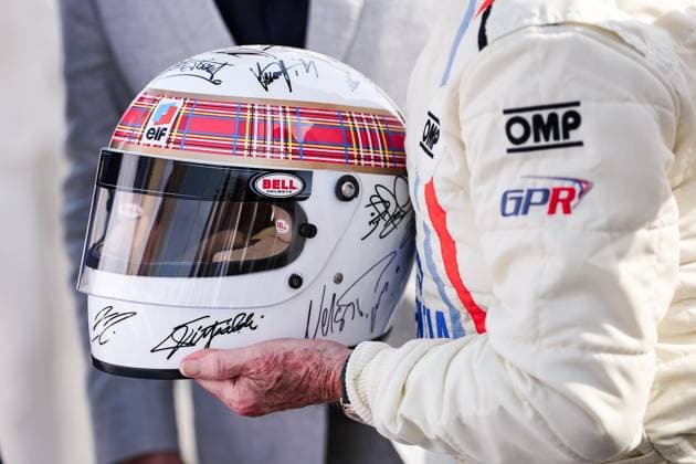 F1 - BAHRAIN GRAND PRIX 2025 Sir Jackie STEWART, portrait during the Formula 1 Gulf Bahrain Grand Prix 2025, 4th round of the 2025 FIA Formula One World Championship, WM, Weltmeisterschaft from April 11 to 13, 2025 on the Bahrain International Circuit, in Sakhir, Bahrain - SakhirBahrain  Copyright: xEricxAlonsox