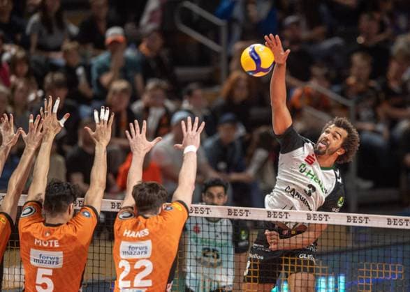 Volleyball, VBL, BR Recycling Volleys Berlin - Helios Grizzlys Giesen