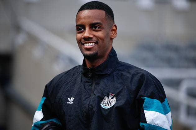Football, Alexander Isak ahead of 145 million euro move to Liverpool FC, archive pictures