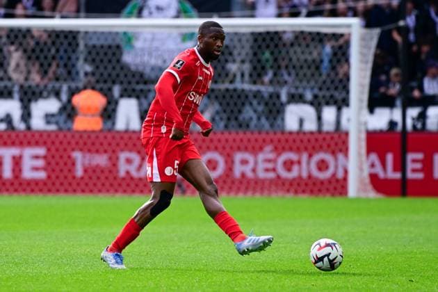 FOOTBALL : Angers vs Montpellier - Ligue 1 - 13 04 2025 Modibo SAGNAN ( 5 - Montpellier ) during the Ligue 1 match between Angers SCO and Montpellier HSC at Stade Raymond Kopa on April 13, 2025 in Angers, France. ( Photo by Dante Badano PsnewZ ) - AngersFrance  Copyright: xDantexBadanox