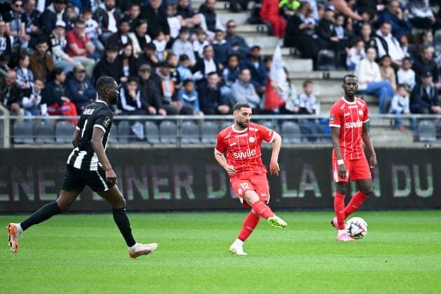 Angers SCO v Montpellier Herault SC - Ligue 1 McDonald s 2024 2025 12 Jordan FERRI (mhsc) during the Ligue 1 McDonald s match between Angers and Montpellier at Stade Raymond Kopa on April 13, 2025 in Angers, France. Angers France  Copyright: xFEPx 776306824