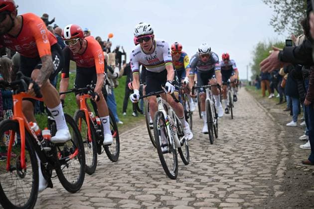 13-04-2025 Paris - Roubaix; 2025, Uae Team Emirates - Xrg; Pogacar, Tadej; Troisvilles A Inchy; 
