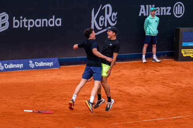 Justin Engel GER and Max Rehberg GER , Tennis, BMW Open 2025, ATP 500 Munich, 13 04 2025 Munich Bavaria Germany Copyright: xkolbert-press GeosvanyxCafassox