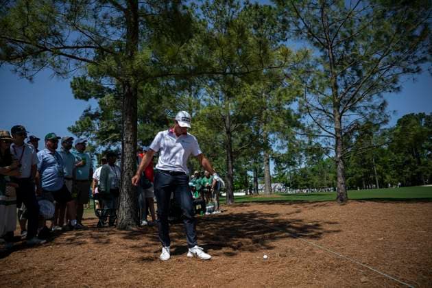 250413 Viktor Hovland of Norway during the final round of the 2025 Masters Golf Tournament on April 13, 2025 in Augusta Photo Petter Arvidson BILDBYRAN kod PA PA1010 bbeng golf masters the masters augusta us masters norge  Copyright: PETTERxARVIDSON BB250413PA008