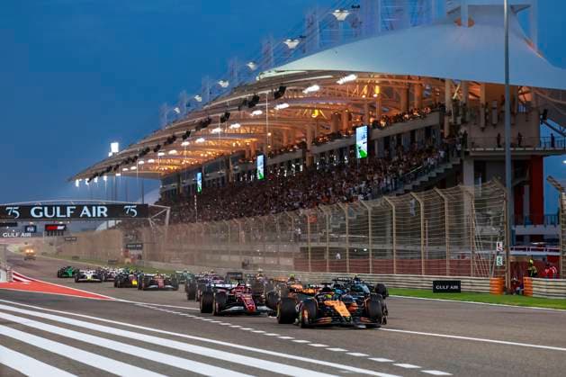Manama, Bahrain FIA F1 GP of Bahrain, No 81 Oscar Piastri AUS , McLaren MCL39, Mercedes Manama Bahrain