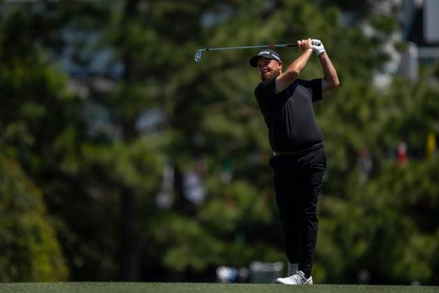 250413 Shane Lowry of Ireland during the final round of the 2025 Masters Golf Tournament on April 13, 2025 in Augusta Photo Petter Arvidson BILDBYRAN kod PA PA1010 bbeng golf masters the masters augusta us masters  Copyright: PETTERxARVIDSON BB250413PA020