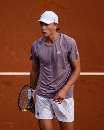 Ethan Quinn of the United States during their match of day two of the Barcelona Open Banc Sabadell at Real Club De Tenis Barcelona, Spain (Judit Cartiel SPP) Copyright: xJuditxCartiel SPPx spp-en-JuCa-JUCA2865